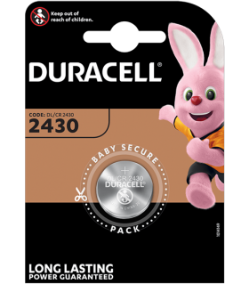 Литиева батерия CR2430 - Duracell DL2430