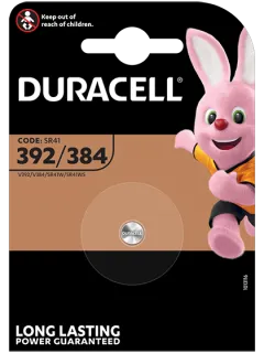 Батерия за часовник 392 - SR41W - Duracell D392 / D384 - 1.55V