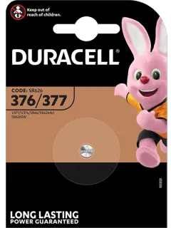 Батерия за часовник 377 - SR626SW - Duracell D377 - 1.55V