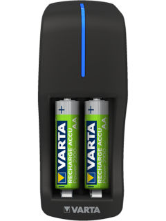 Мини зарядно устройство Varta + 2 батерии АА 2100 mAh