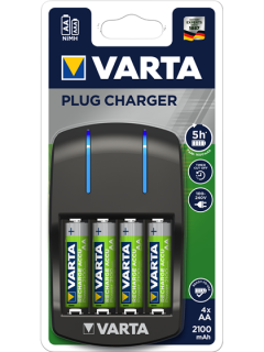 Зарядно за батерии Varta с 4 батерии АА 2100 mAh