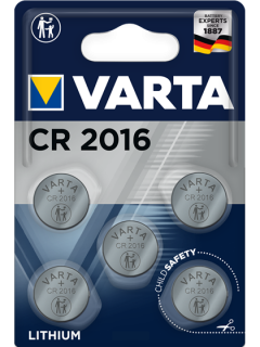 Литиеви батерии CR2016 Varta CR2016 - 3V - 5 броя