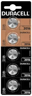 Литиеви батерии CR2016 3V Duracell DL2016 - 3V 5 броя