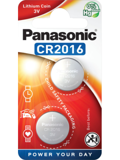 Литиеви батерии CR2016 Panasonic CR2016 - 3V