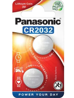Литиеви батерии CR2032 Panasonic CR2032 - 3V