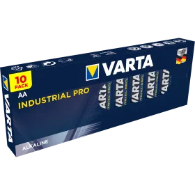 Алкални батерии AA Industrial Pro - Varta AA - 10 броя