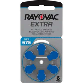 Батерии за слухов апарат 675 - Rayovac Extra Advanced