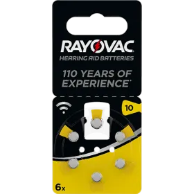 Батерии за слухов апарат 10 - Rayovac Acoustic