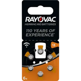 Батерии за слухов апарат 13 Acoustic - Rayovac PR48