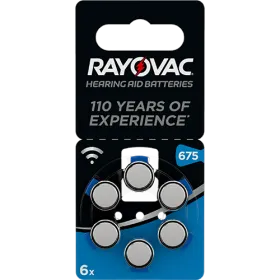 Батерии за слухов апарат номер 675 - Rayovac Acoustic