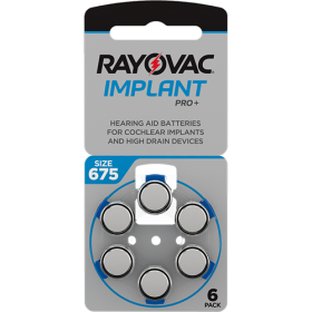 Батерии за слухов апарат 675 Impalnt Pro+ Rayovac