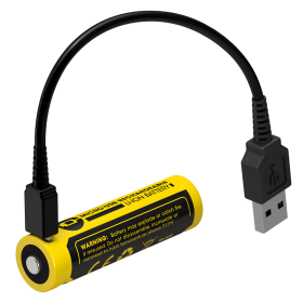 Литиево-йонна батерия AA 14500 Nitecore AA - 750 mAh 3.7V + USB