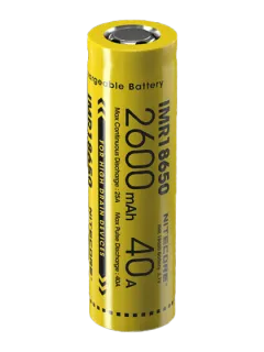 Батерия IMR18650 Nitecore 18650 - 2600 mAh 40A 