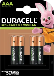 Акумулаторни батерии AAA Duracell Stay Charged AAA - 900 mAh