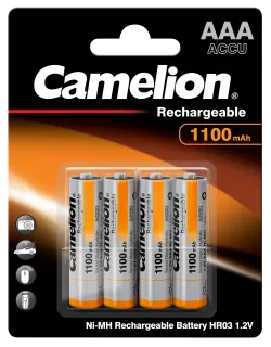 Акумулаторни батерии ААA Camelion Rechargeable AAA - 1100 mAh - BL4