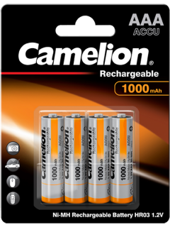 Акумулаторни батерии ААA Camelion Rechargeable AAA - 1000 mAh - BL4