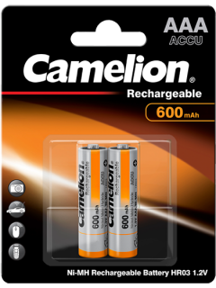 Акумулаторни батерии ААA Camelion Rechargeable AAA - 600 mAh