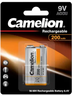 Акумулаторна батерия 9V Camelion 9V - 200 mAh