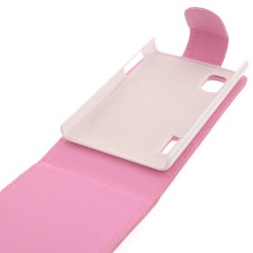 FLIP калъф за LG E610 Optimus L5 Pink