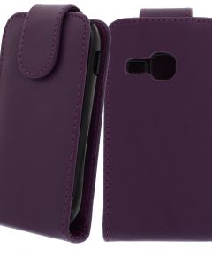 FLIP калъф за Samsung Galaxy Mini 2 GT-S6500 Purple