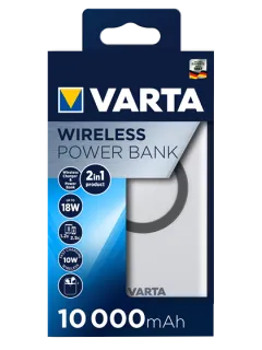 Безжична външна батерия за телефон Varta Power Bank 10 000 mAh