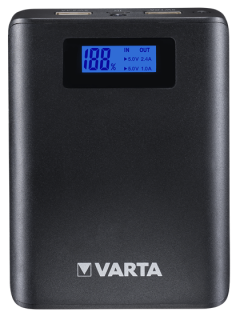 Външна батерия за телефон Varta Power Bank 7800 mAh с LCD