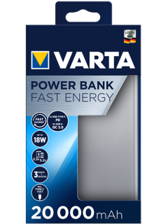 Бърза външна батерия за телефон Varta Fast Energy 20 000 mAh