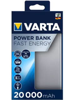Бърза външна батерия за телефон Varta Fast Energy 20 000 mAh