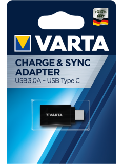 Адаптер за зареждане и синхронизация от USB-A 3.0 към USB TypC Varta