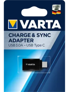 Адаптер за зареждане и синхронизация от USB-A 3.0 към USB TypC Varta