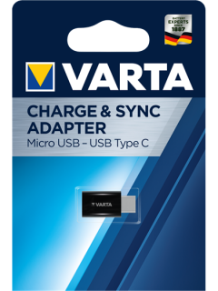 Адаптер за зареждане от  USB към USB Type C 3.0А Varta