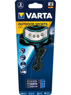 Фенер за глава Varta Outdoor Sports H10 LED с 3 батерии AAA