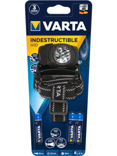 Фенер за глава Varta Indestructible H10 с 3 батерии ААА