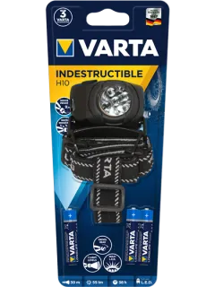 Фенер за глава Varta Indestructible H10 с 3 батерии ААА