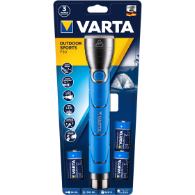 LED фенер Varta Outdoor Sports F30 с 3 батерии LR14