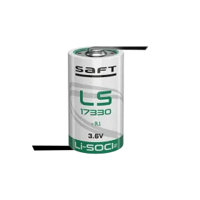Батерия Saft LS 17330 CNR  2/3A Li-SOCl2 3.6V 2100 mAh с Z пластини