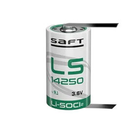 Батерия Saft LS14250-CNR 3.6V 1/2AA - 1200 mAh с пластини еднопосочни