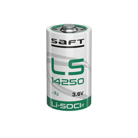 50 батерии 14250 Saft LS 14250 3.6V 1/2AA - 1200 mAh