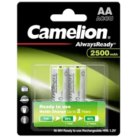 Акумулаторни батерии АА Camelion Always Ready AA - 2500 mAh