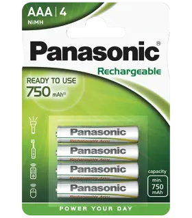 Акумулаторни батерии Panasonic AAA 750 mAh BL4