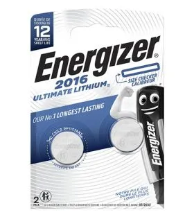 Литиеви батерии CR2016 Energizer Ultimate Lithium ECR2016 - 3V