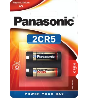 Литиева батерия 2CR5 Panasonic 2CR5 - DL245A - 6V