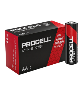 Алкални батерии АА Duracell Procell Intense MN1500 AA - 10 броя