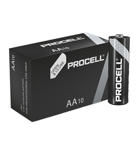 Алкални батерии АА Duracell Procell MN1500 AA - 10 броя