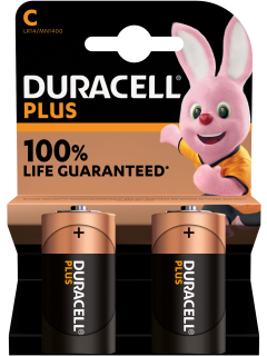 Алкални батерии LR14 MN1400 C Duracell Plus - 100%