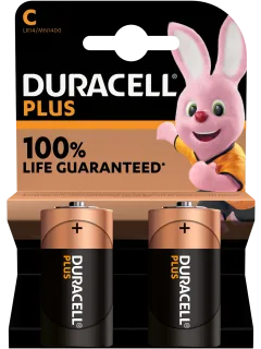 Алкални батерии LR14 MN1400 C Duracell Plus - 100%