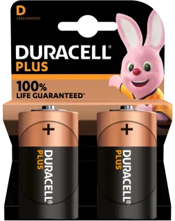Алкални батерии LR20 - D - Duracell Plus Power MN1300 D 100%