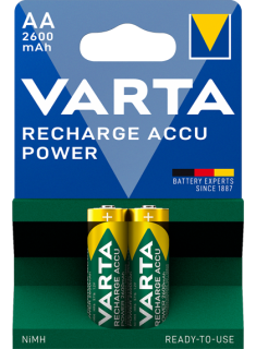 Акумулаторни батерии АА Varta Power AA - 2600 mAh - 1.2V