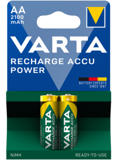 Акумулаторни батерии АА Varta Power AA - 2100 mAh - 1.2V