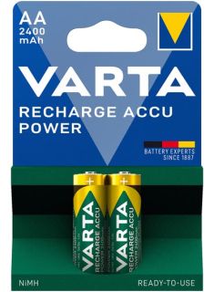 Акумулаторни батерии АА Varta Power AA  2400 mAh - 1.2V